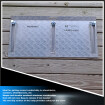 34.3” x 16.2” Height Adjustable Threshold Ramp (1TR90)