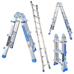 9.5ft Foldable Telescopic Extendable Multipurpose Aluminium Ladder (L3)