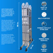 18.7ft Foldable Multipurpose Ladder (KS5.7)