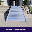 6'9'' x 2'7'' Heavy duty wheelchair disabled foldable ramp for Motorbikes (882lbs max load) HR7