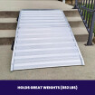 4'9" x 3' Heavy duty wheelchair disabled foldable ramp for Motorbikes (882lbs max load) HR145