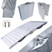 4'9" x 3' Heavy duty wheelchair disabled foldable ramp for Motorbikes (882lbs max load) HR145