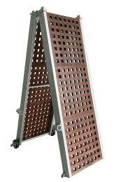 Portable Foldable Aluminum Gangway Ramp with Teak Wood for Boats MG200